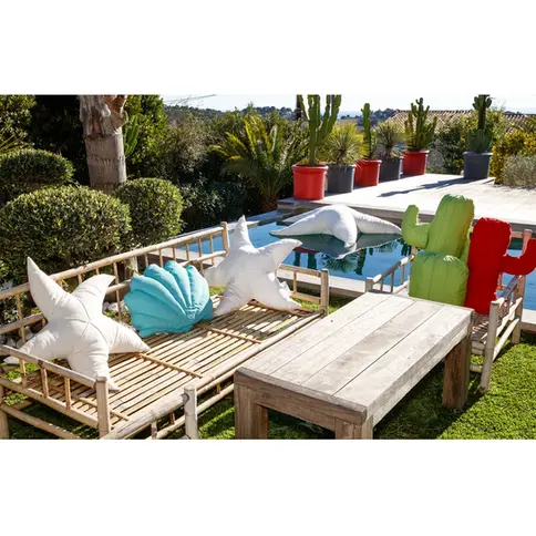 trois coussins piscine Mx Home CACTUS Vert & Rouge