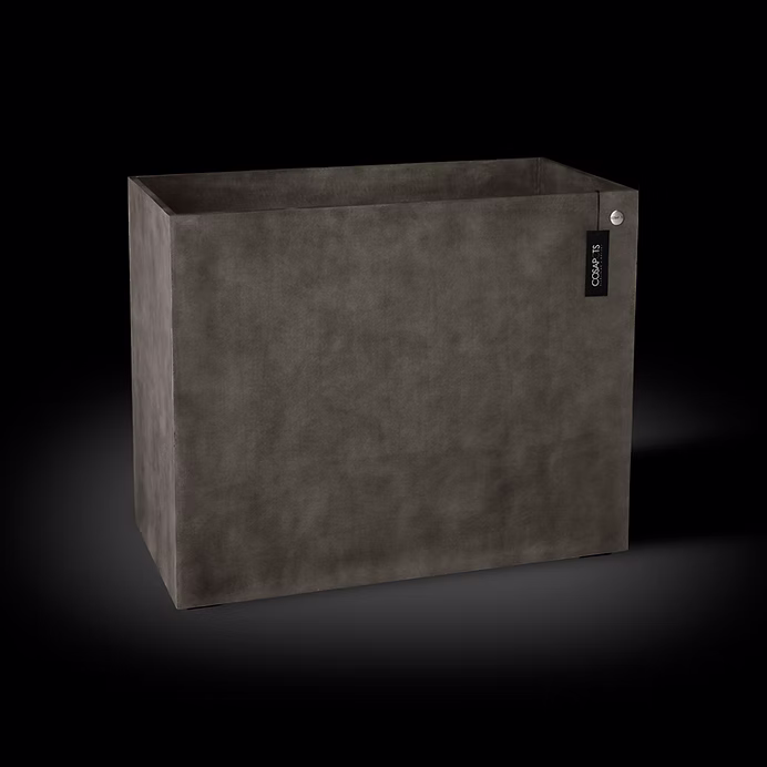 Pot de fleurs rectangulaire fait main en fibre de verre renforcé Lupo COSAPOTS