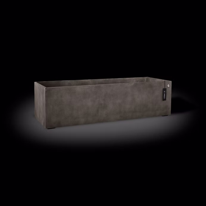 Pot de fleurs rectangulaire fait main en fibre de verre renforcé Lupo COSAPOTS