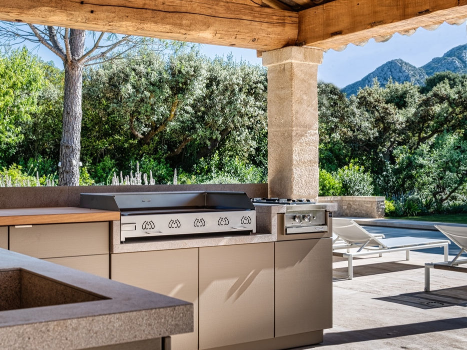 cuisine haut de gamme cubic outdoor living plancha lemarquier