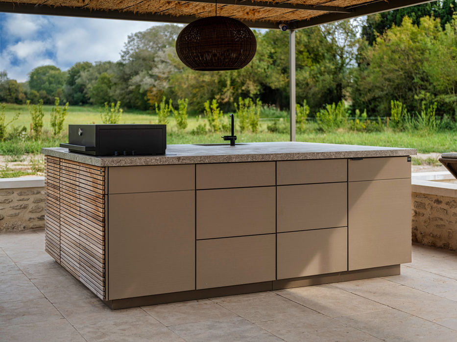 Cuisine extérieure haut de gamme sur mesure provence cubicoutdoorliving