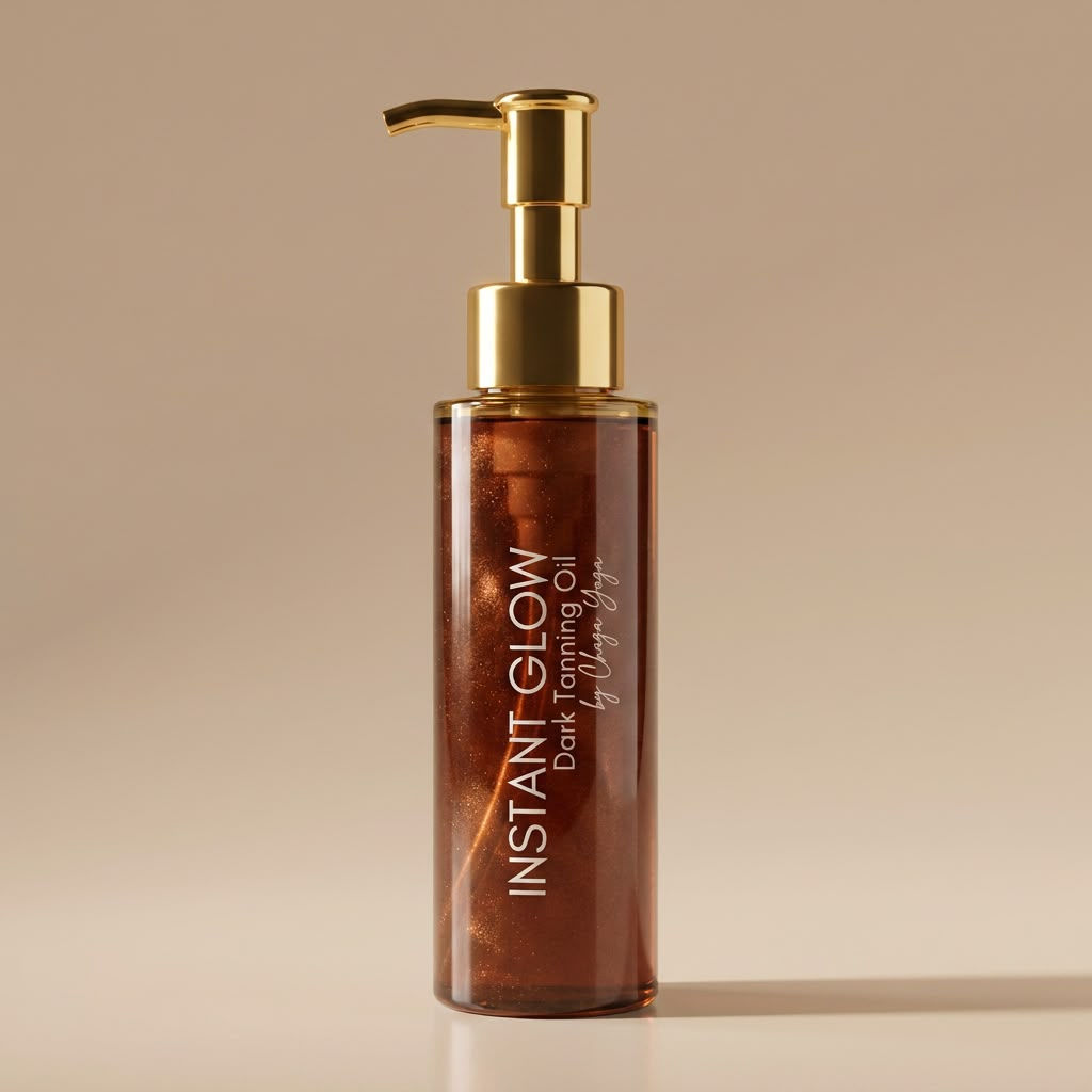 BRONZE SHIMMER Dark Tanning Oil