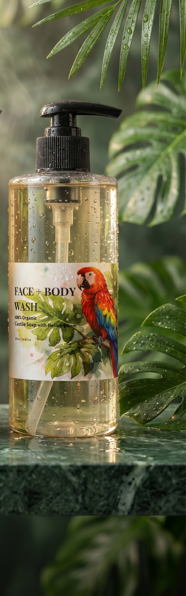 ORGANIC FACE + BODY WASH 250ml