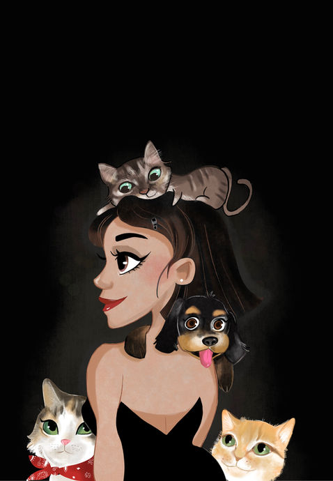 Illustration Personnalisée avec des Animaux