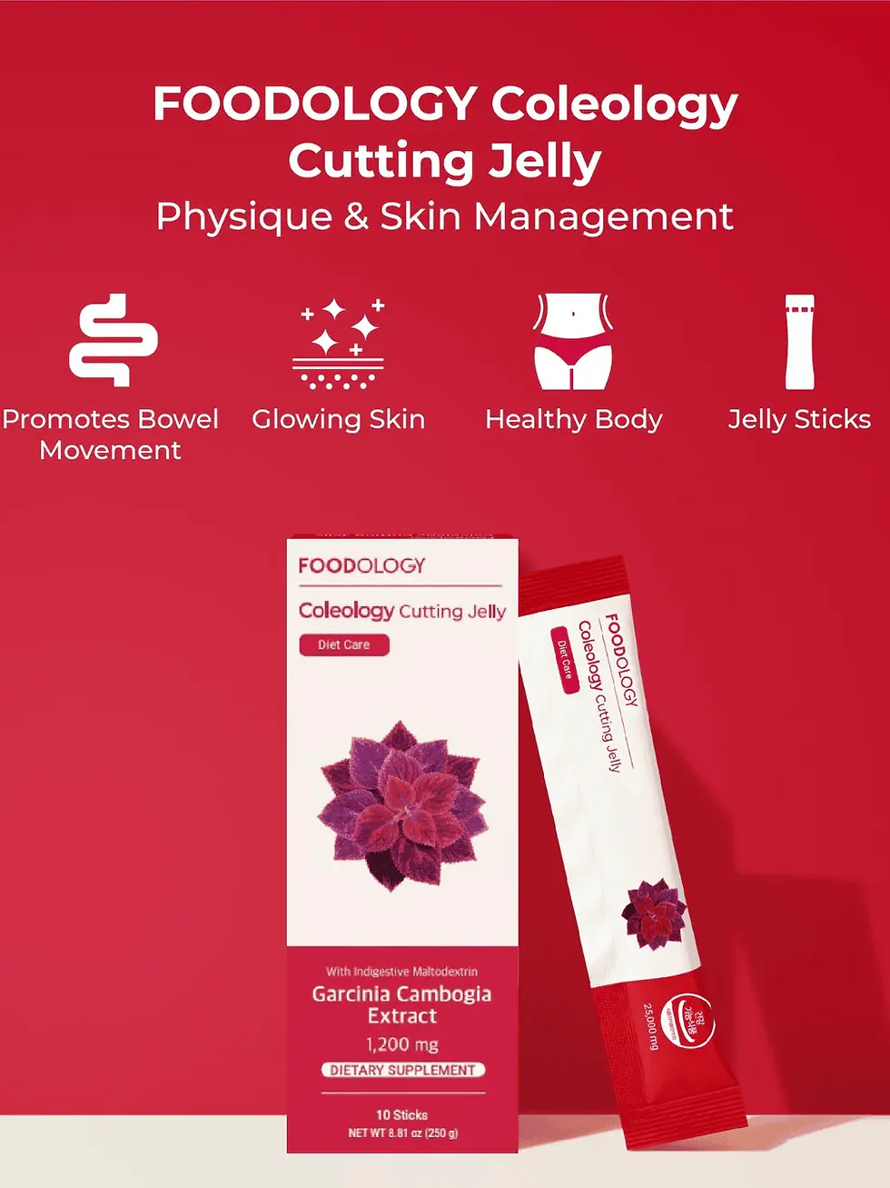 Thumbnail: Foodology Coleology Cutting Jelly [10sticks] [250g] 