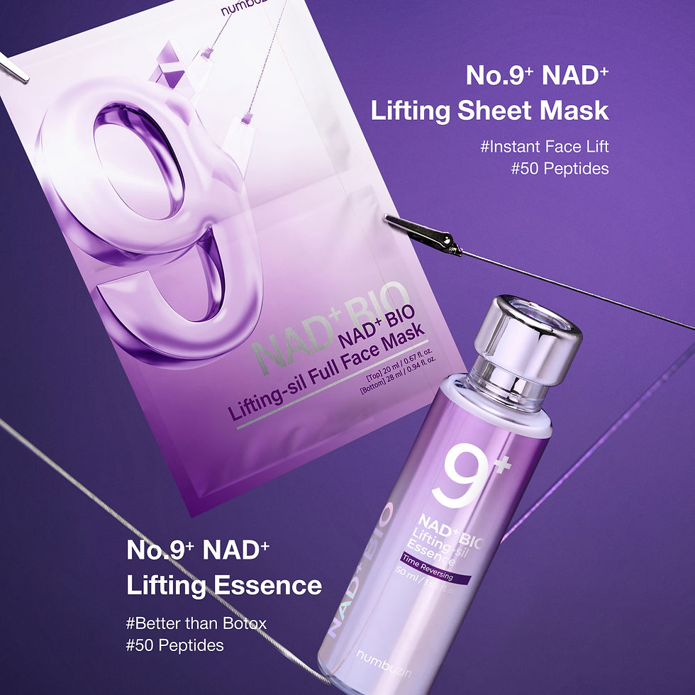 Thumbnail: Numbuzin NAD+ BIO Lifting-sil Full Face Mask [4pcs][+1 lifting band]