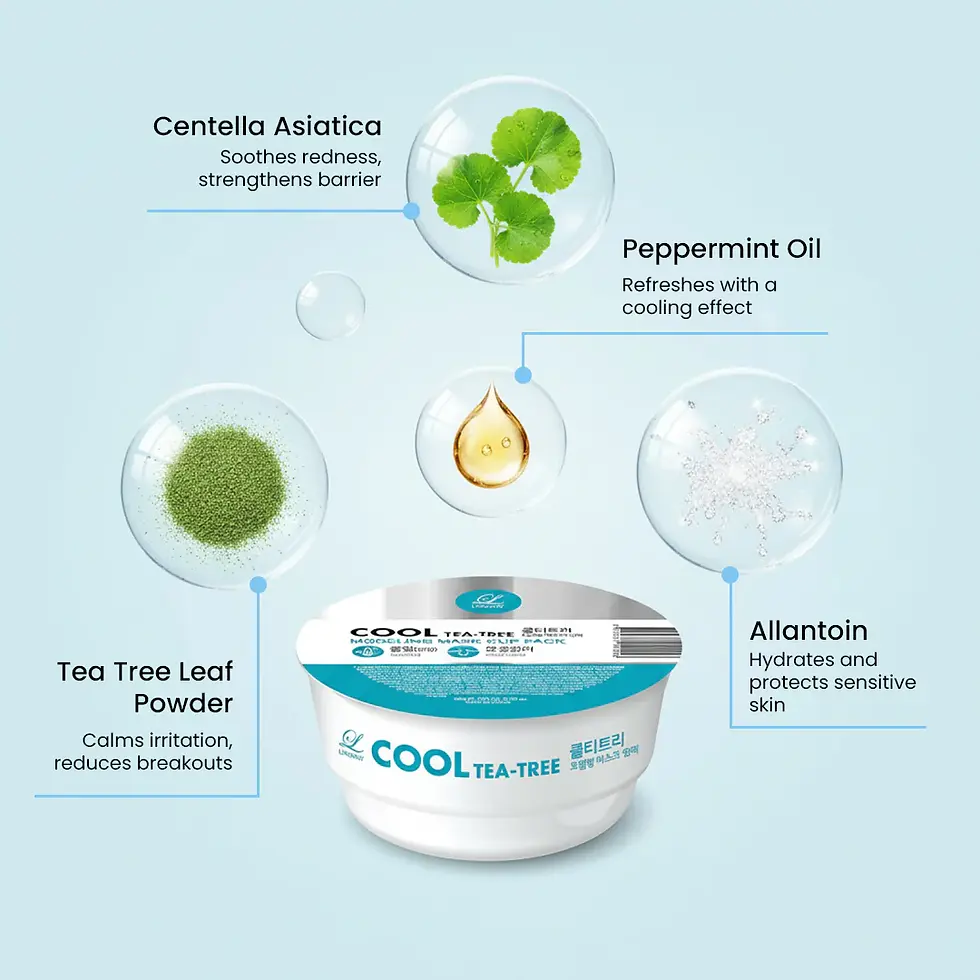 Thumbnail: Lindsay Cool Tea-Tree Modeling Mask Cup Pack 