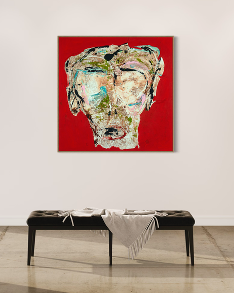 "Red Pompéi" est un homage aux oeuvres antiques par Nataly Goubet