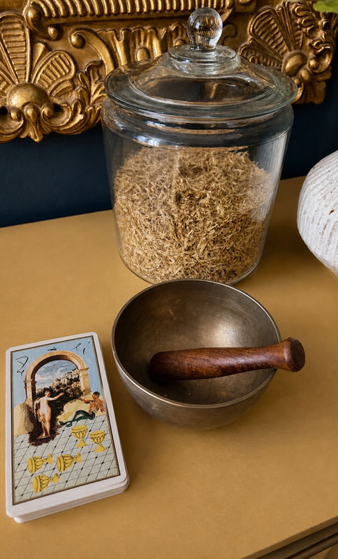 Meditation and wellness tools at Shire Wellness