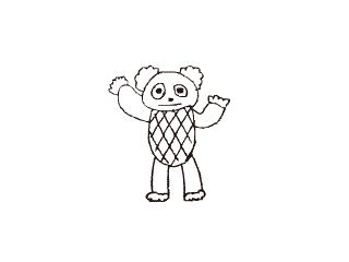 伝言アニメーション