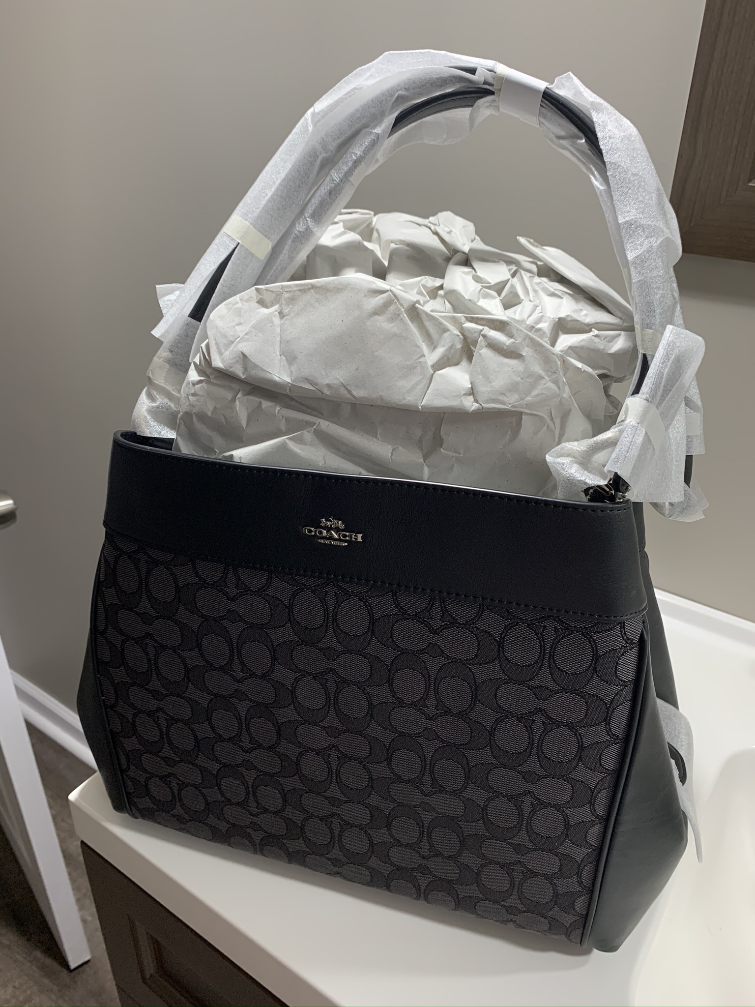 #74 - COACH PURSE - BLACK