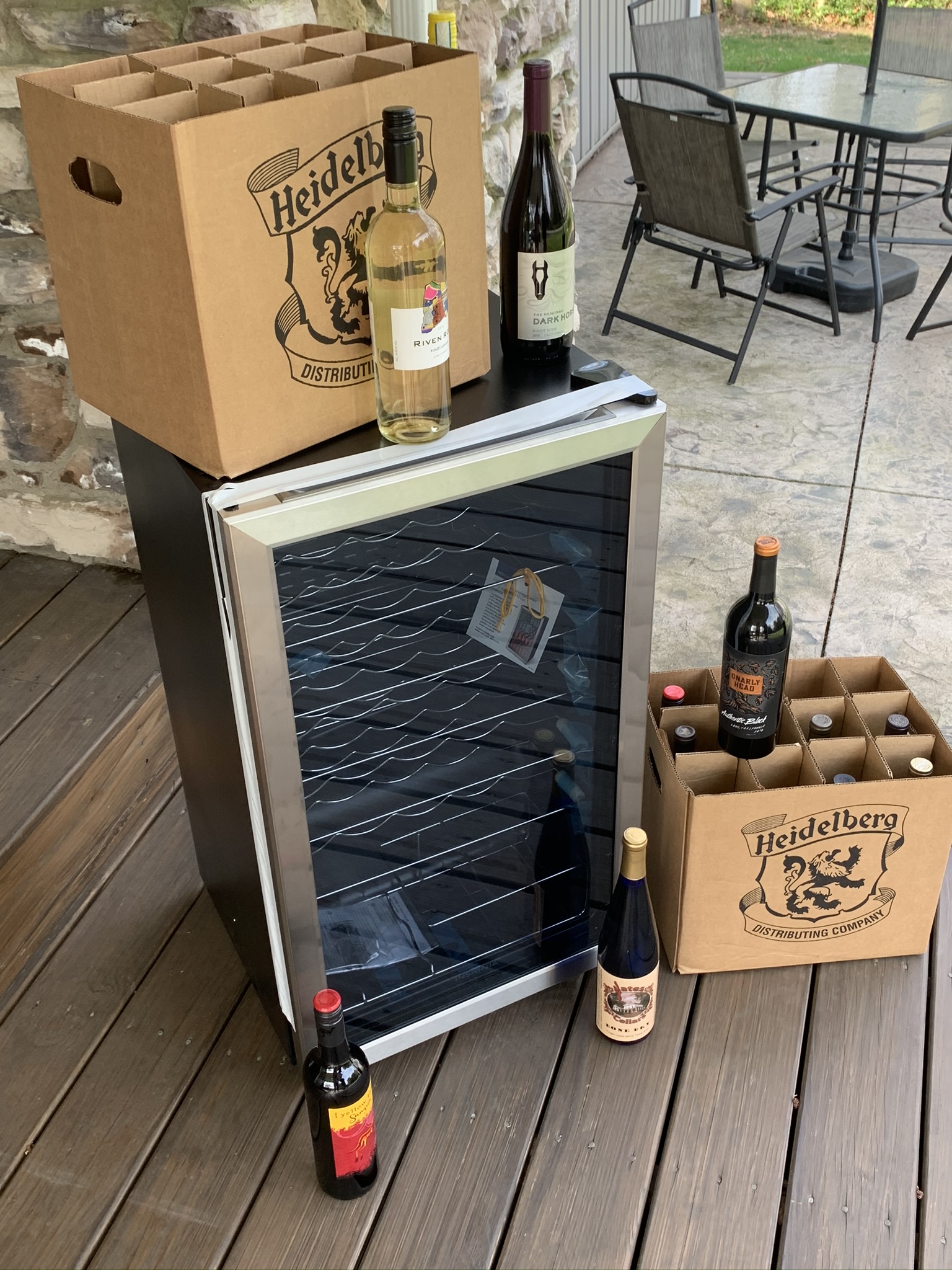 #78 - STOCKED WINE FRIDGE (22 bottles)