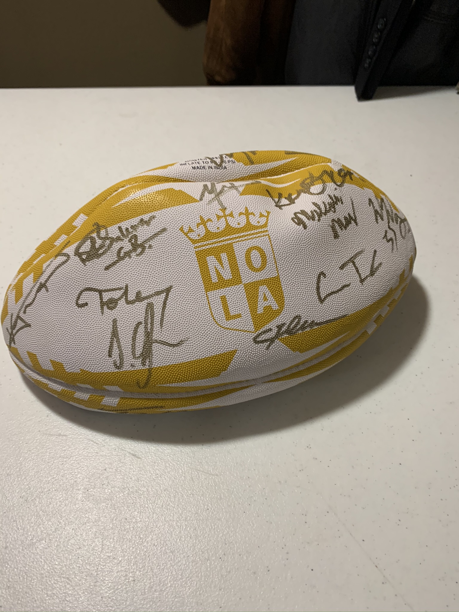 #72 - 2019 SIGNED NOLA GAME BALL