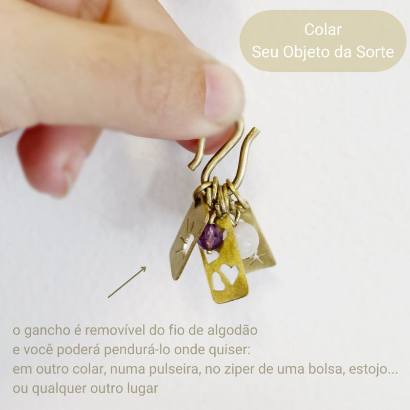 Miniatura: joia de latão, amuleto, joia amuleto, joia dourada, joia da sorte, pingente douraddo