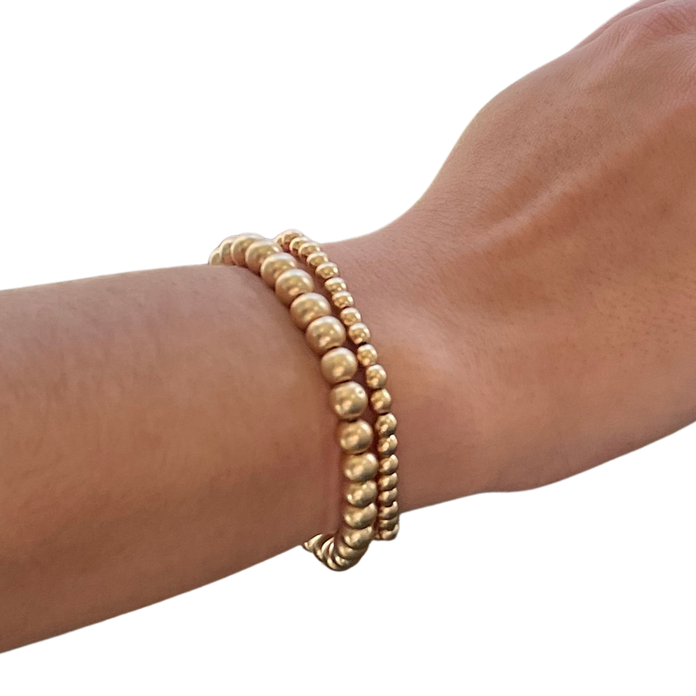 Thumbnail: Gold Hematite Bracelets
