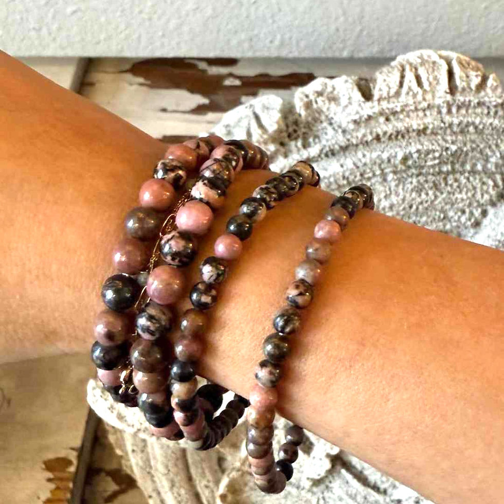 Thumbnail: Rhodocrosite Bracelets