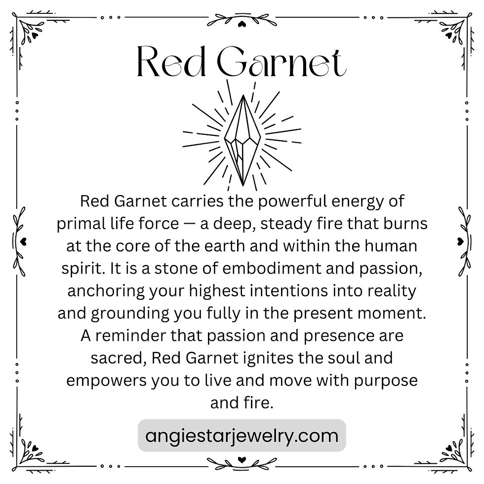 Thumbnail: Faceted  Red Garnet Beaded Necklace