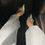 Thumbnail: MODEL WEARING RHINESTONE BOW PUMP HIGH HEEL