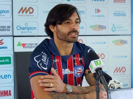 Ricardo Goulart, atacante do Bahia, anuncia aposentadoria do futebol aos 31 anos