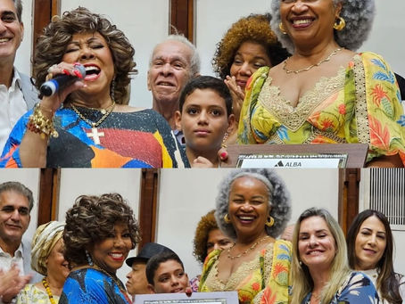 Alcione recebe título de Cidadã Baiana em Salvador