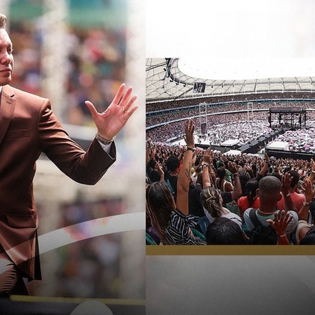 Evento gospel congestiona imediações da Arena Fonte Nova