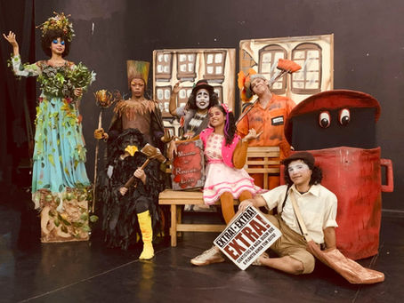“A Menina Que Roubava Lixo” encerra temporada neste domingo no Teatro Módulo