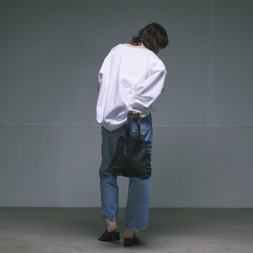 Mini size frill bag -black- | SISII