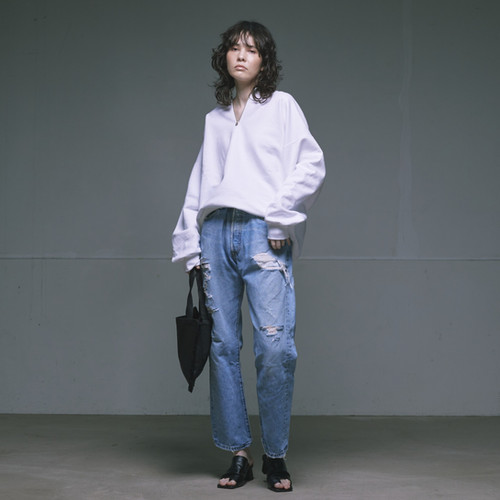 Mini size frill bag -black- | SISII