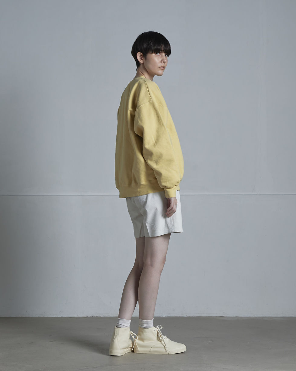 サムネイル： ZIP CREW SWEAT -YELLOW-