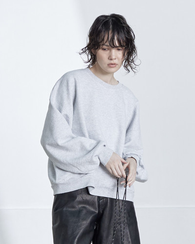 CROPPED CREW -gray- | SISII