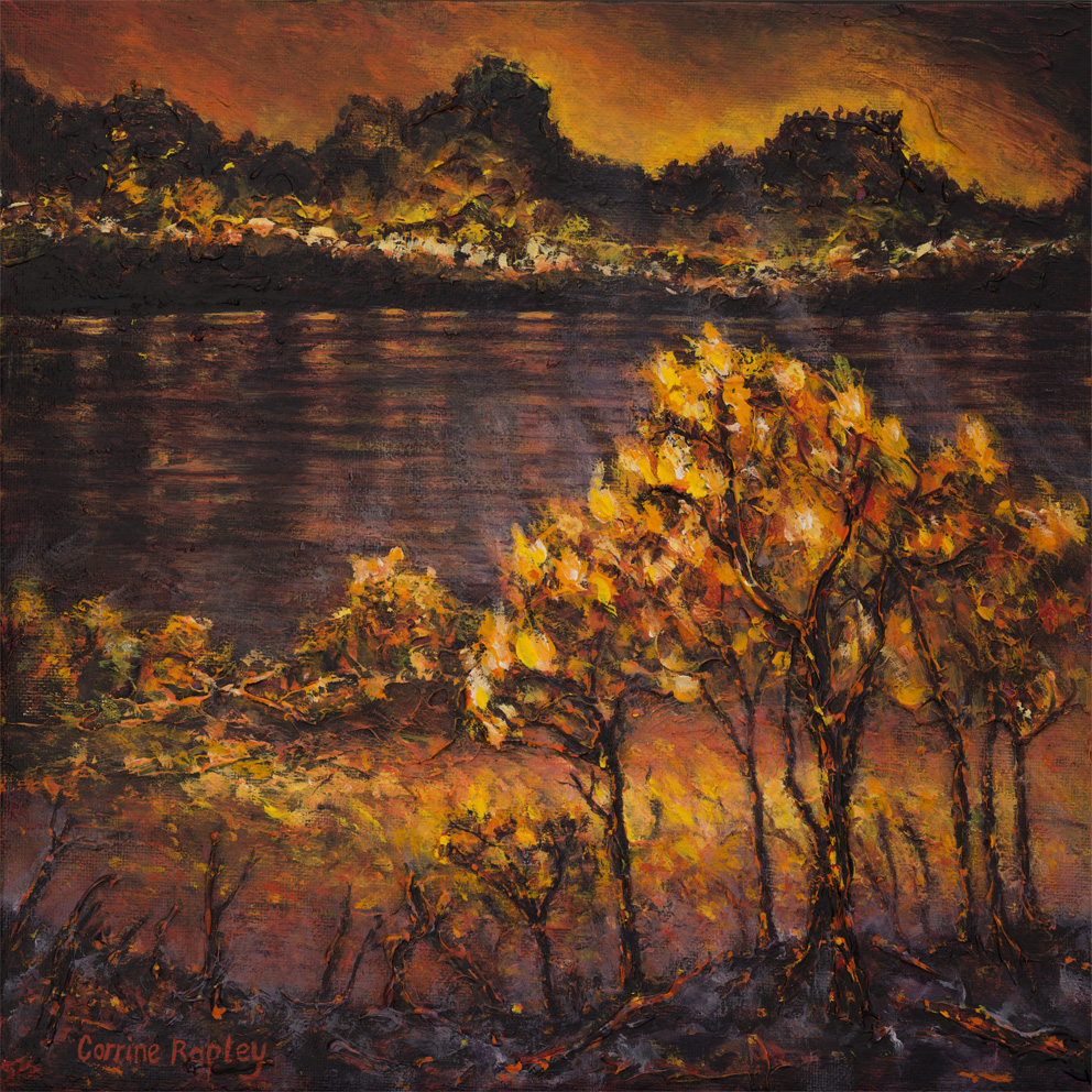 Land Under Fire SOLD Print available