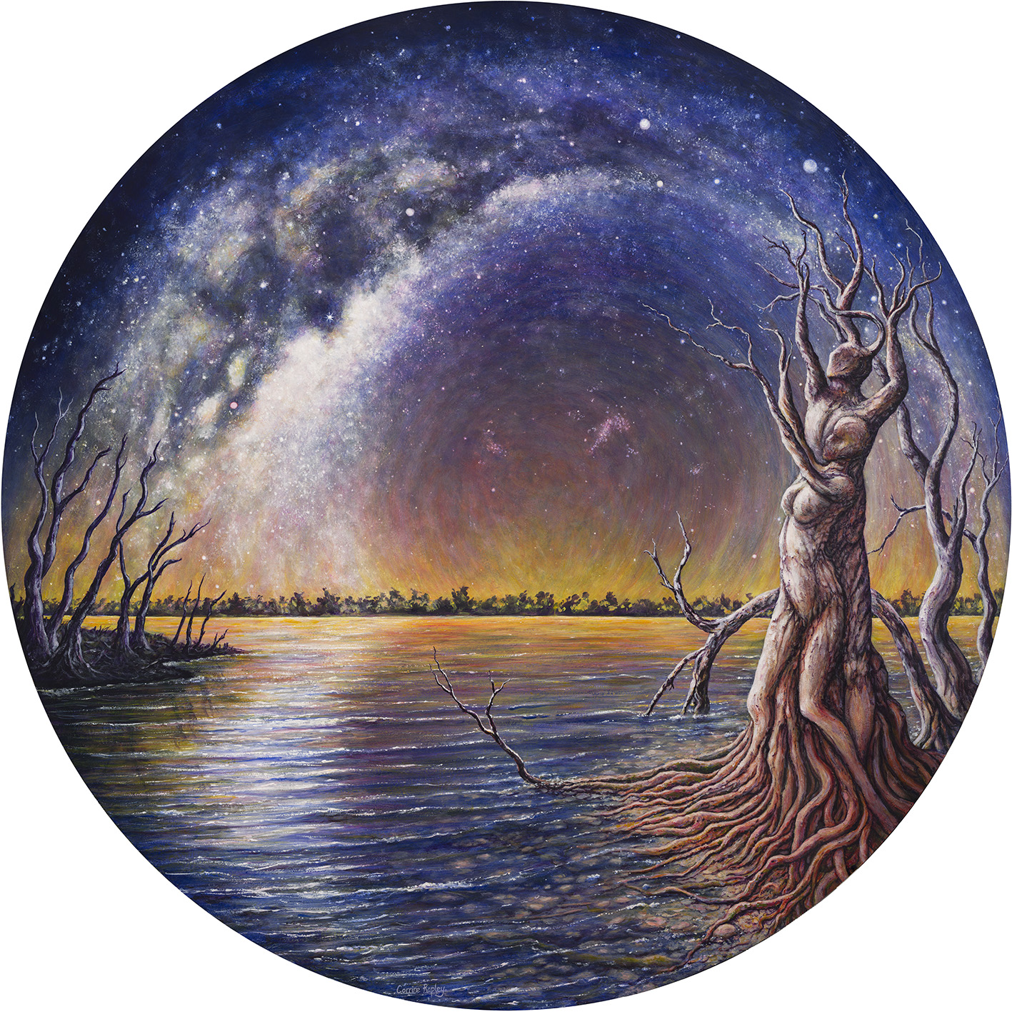 SOLD - And When the Night Begins to Shine