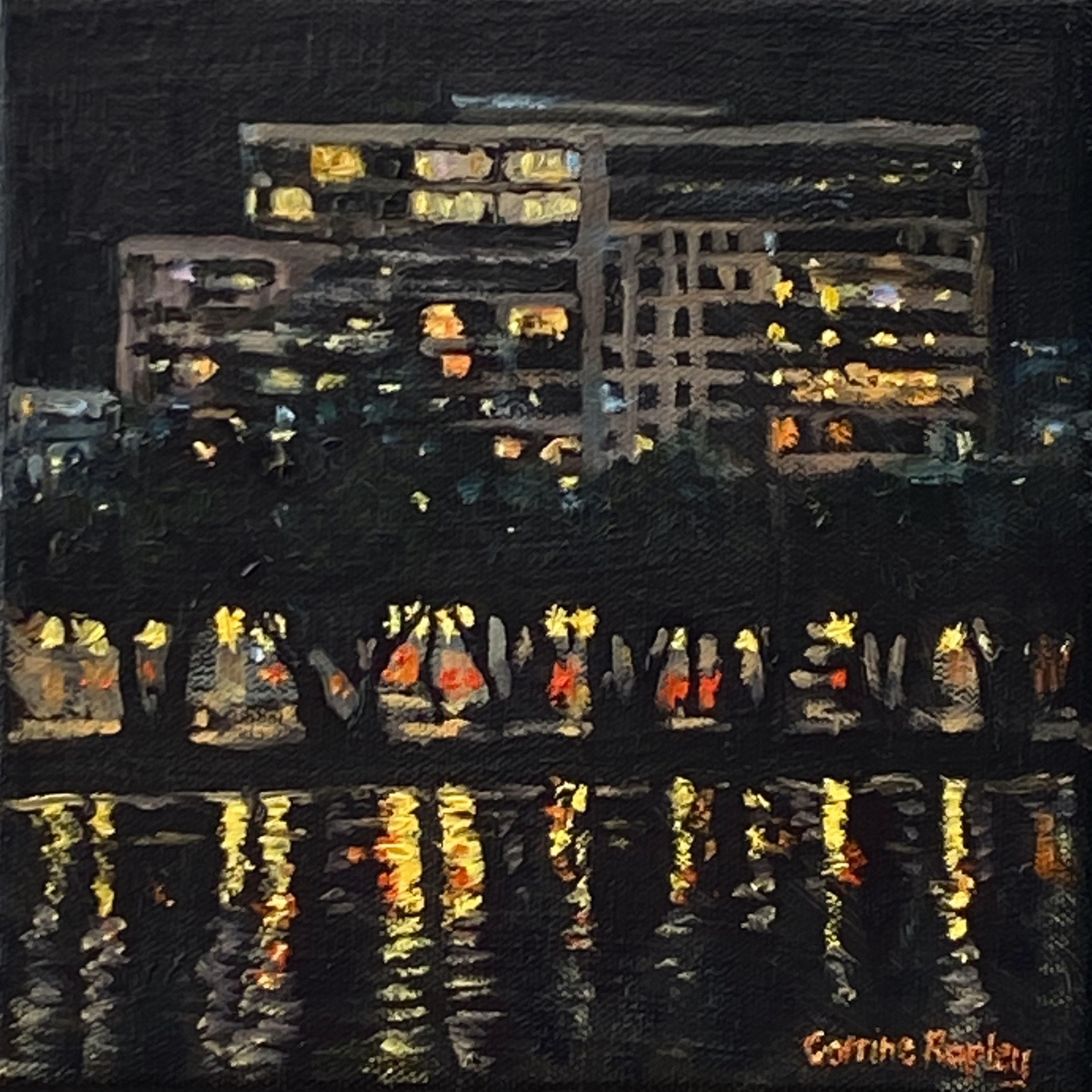 Nightlights over Mandjar Bay