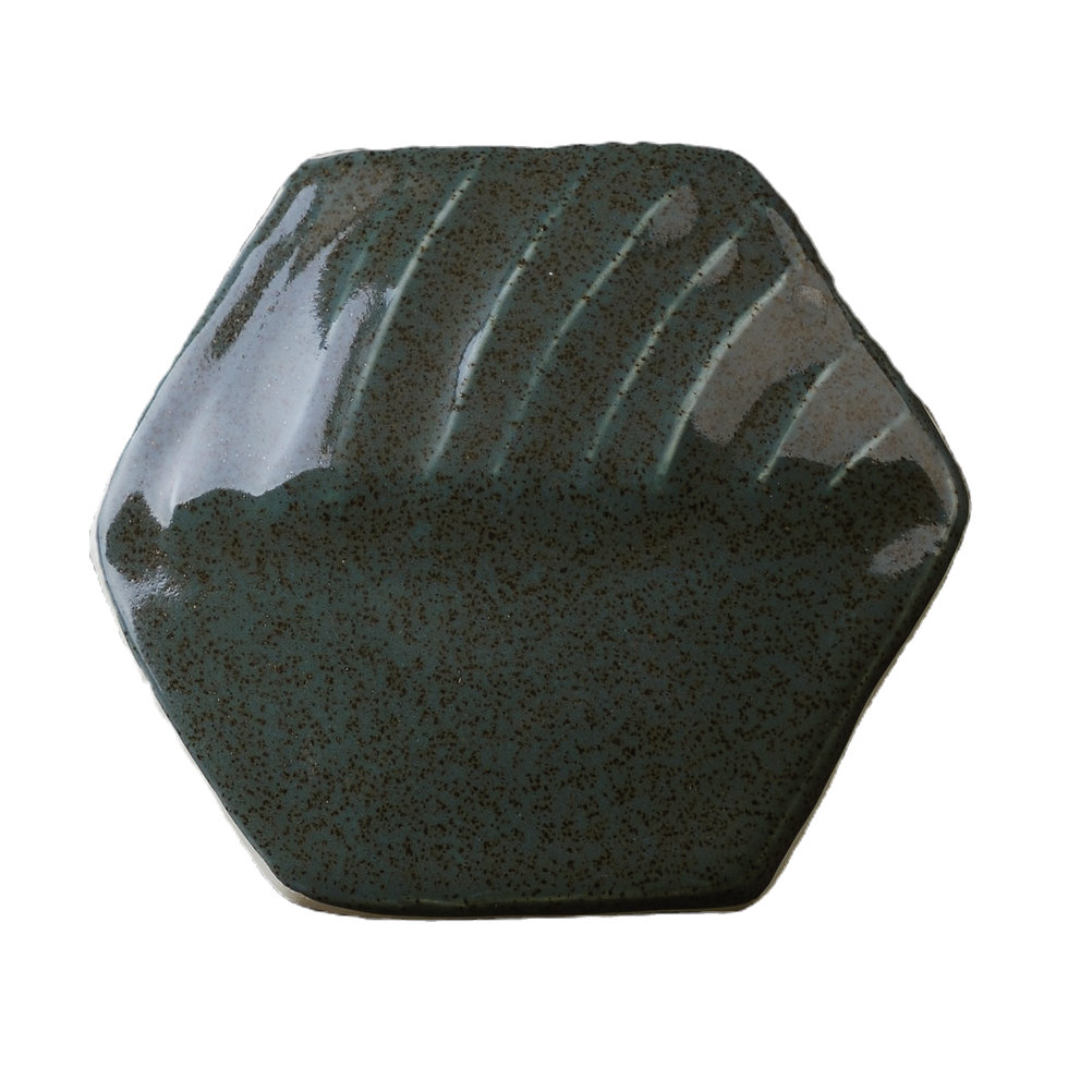 Green Reactive Glaze