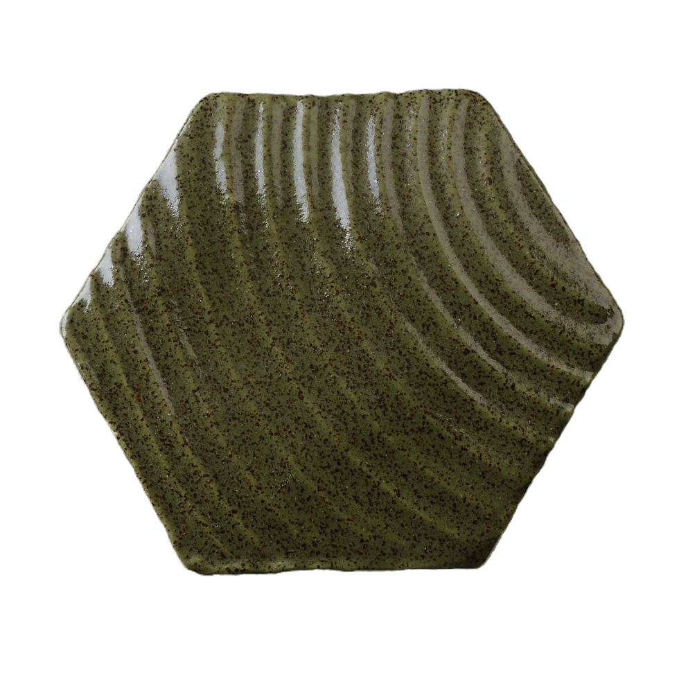 Green Reactive Glaze