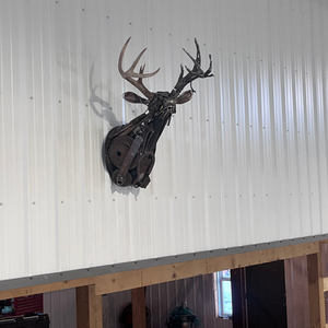 Metal Deer Mount 