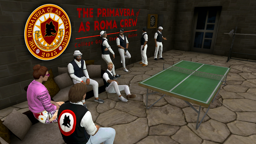 The Primavera Of As Roma Crew