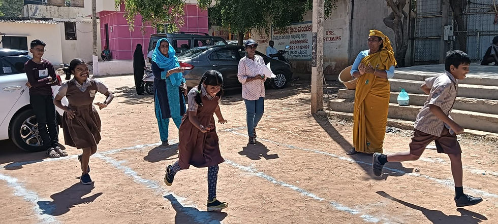 Ashraya students win prizes at school sports meet