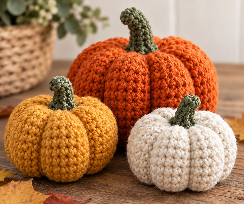 🎃 Crochet Pumpkin Workshop - 6YO +