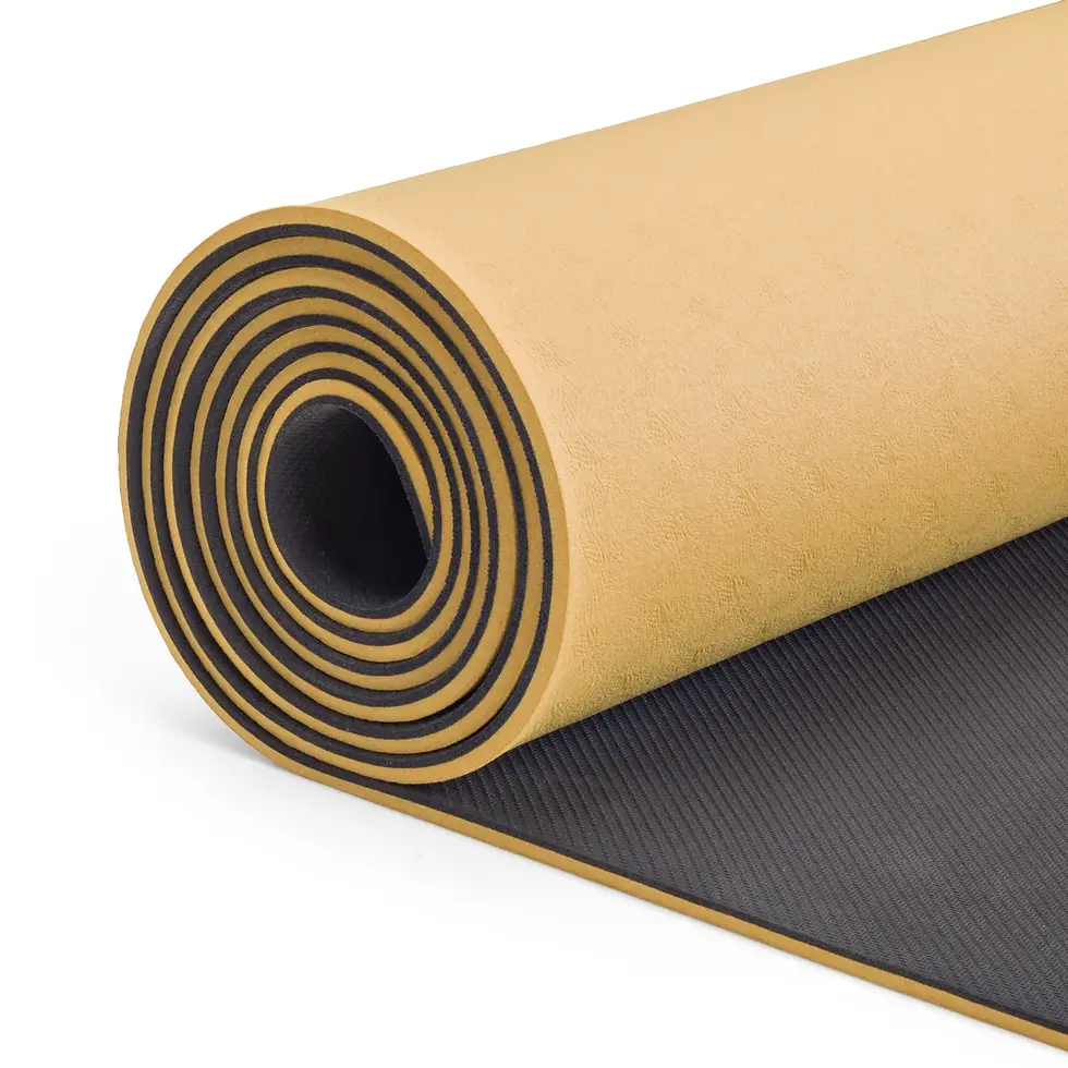 Thumbnail: Yogamat premium eco TPE/rubber - Dark Yellow