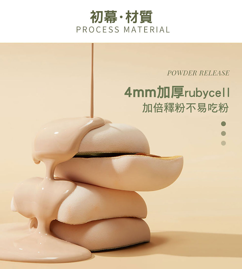 縮圖：100分大厚粉撲刷具3入組(L)　　　　　　　566256