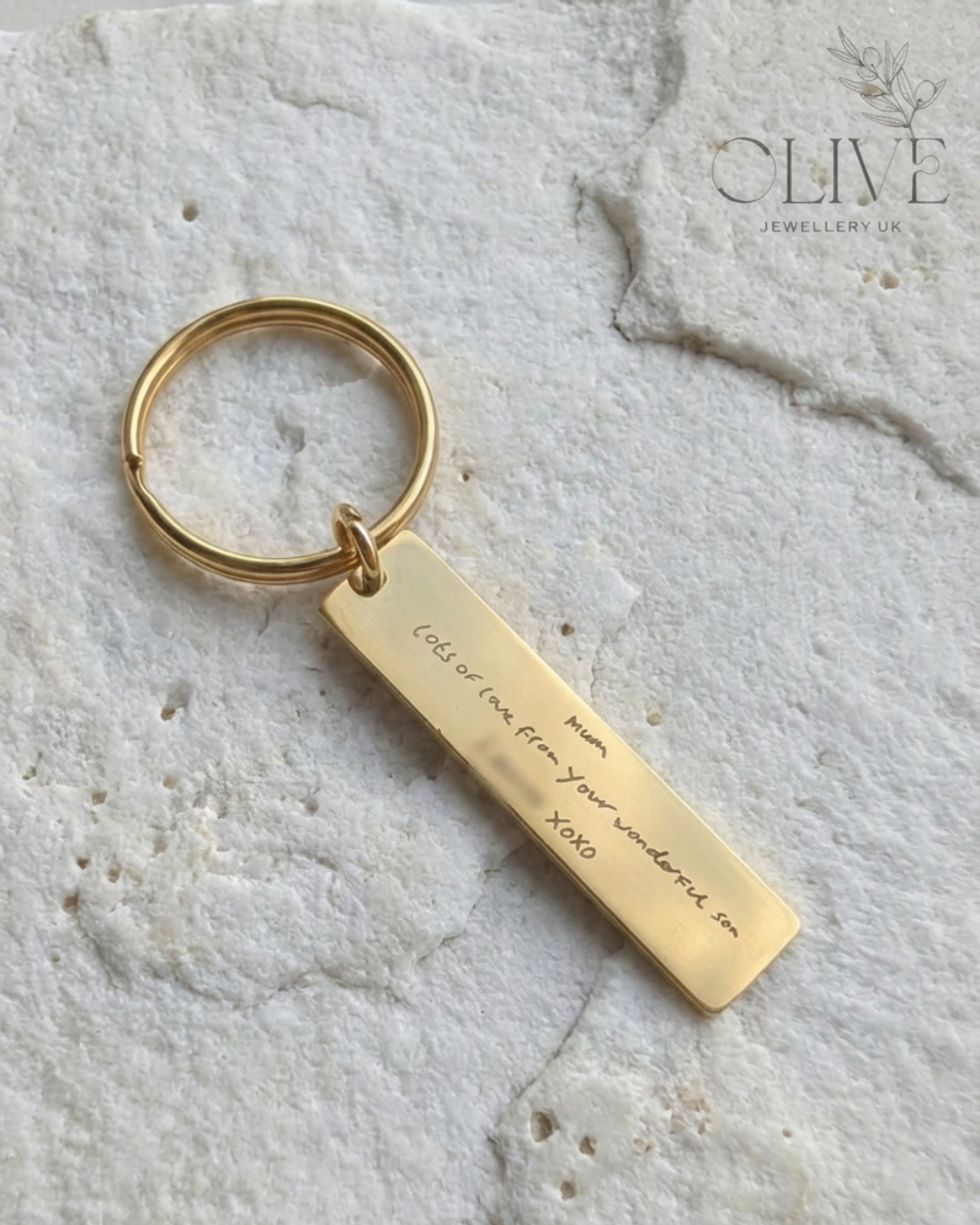 Handwritten Bar Keyring