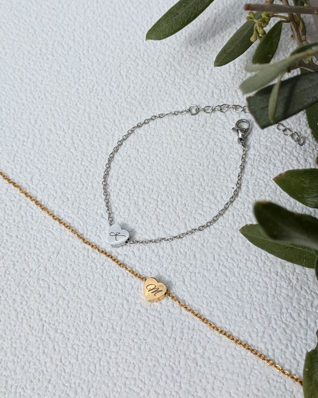 Personalise Heart Bracelet