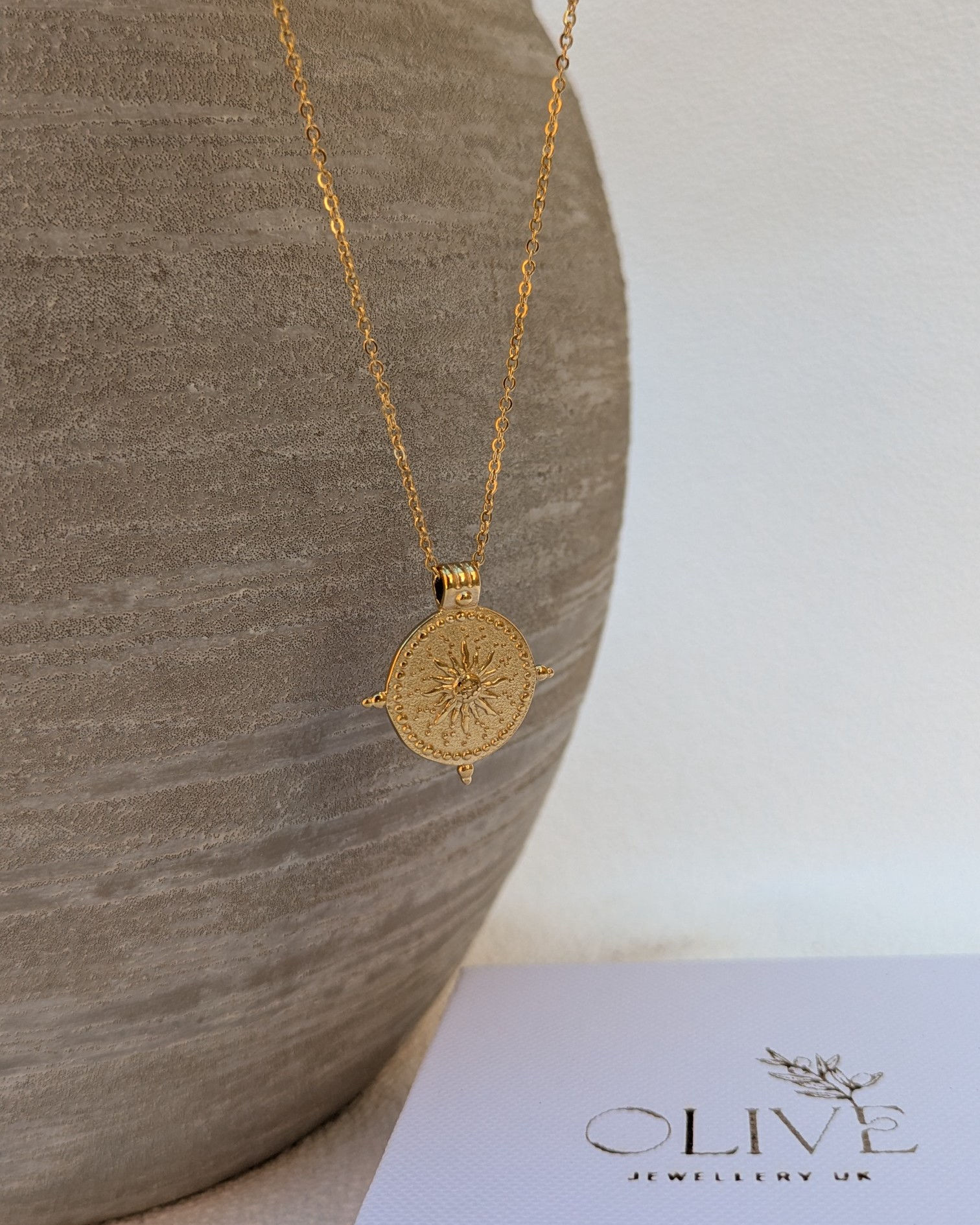 Golden Sun Necklace