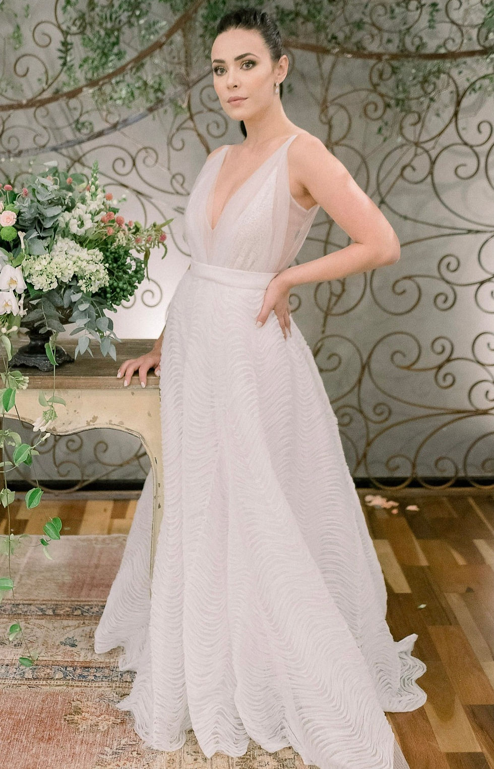Vestido Tule Moderno