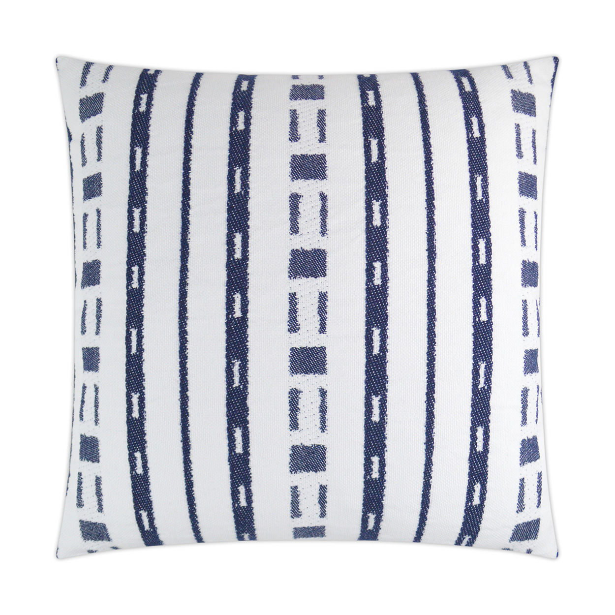 Morse Code Stripe Pillow