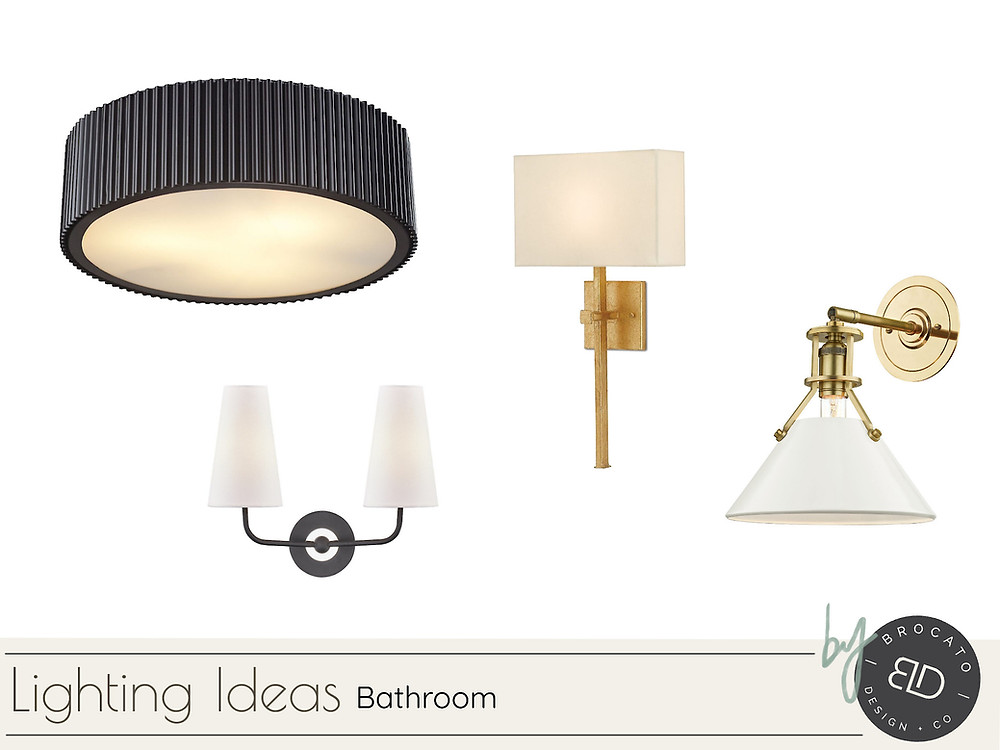 Brocato Design + Co | Dwelling On It Blog | Bathroom lighting
