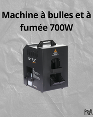 machine à bulles et à fumée