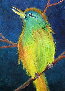 Yellow Bird for Studio Tour brochure. J.