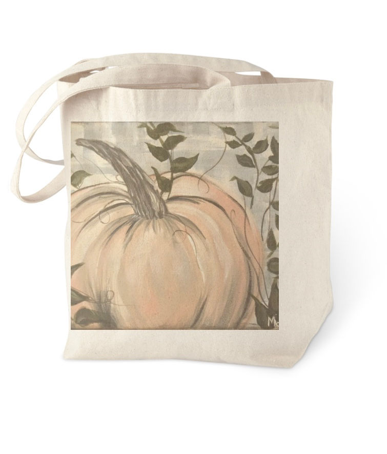 Pumpkin Canvas Tote Bag | $25.00